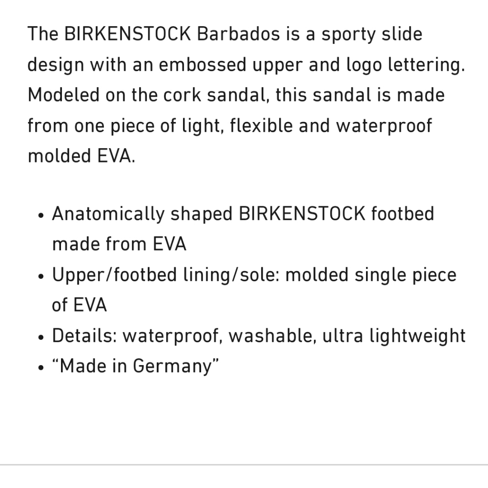 NWT Men's Birkenstock Barbados Eva Slides - Picture 16 of 16